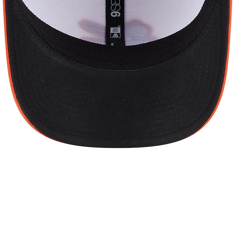 Men's New Era Black/Orange Baltimore Orioles Player Replica 9SEVENTY Adjustable Hat