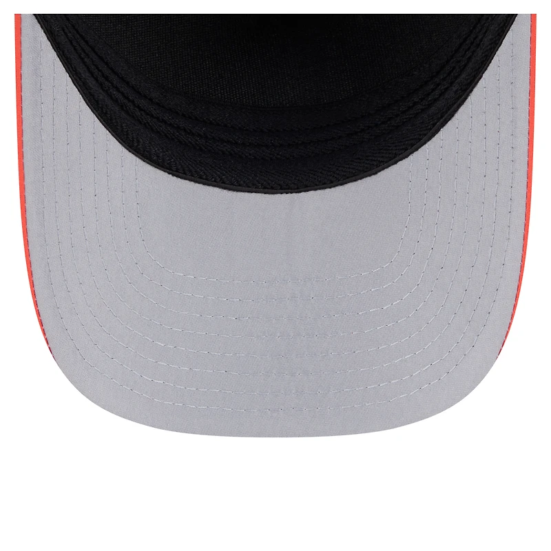 Men's New Era Black/Orange Baltimore Orioles Rope M-Crown A-Frame 39THIRTY Flex Hat