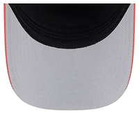Men's New Era Black/Orange Baltimore Orioles Rope M-Crown A-Frame 39THIRTY Flex Hat
