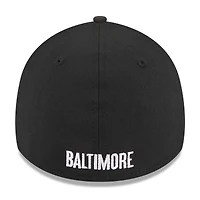 Casquette New Era 39THIRTY Flex City Connect 2023 des Baltimore Orioles pour homme, noire