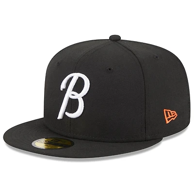 Men's New Era  Black Baltimore Orioles 2023 City Connect 59FIFTY Fitted Hat