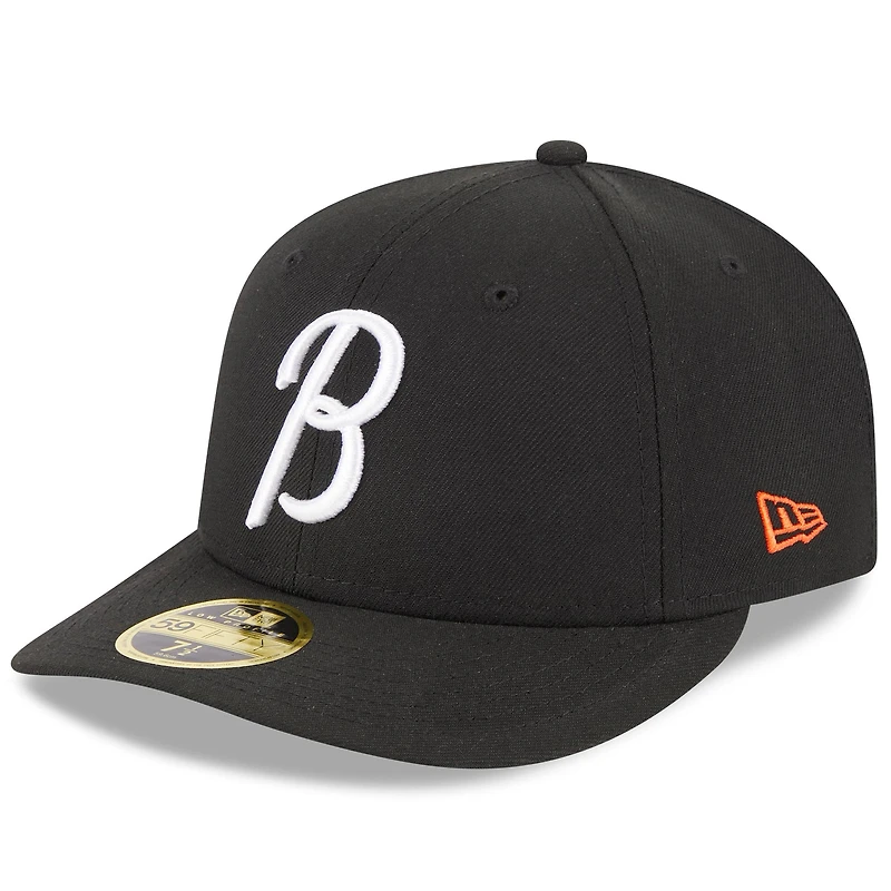 Men's New Era Black Baltimore Orioles 2023 City Connect Low Profile 59FIFTY Fitted Hat