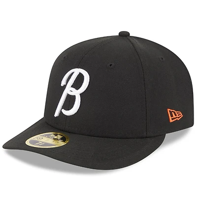 Casquette ajustée New Era Baltimore Orioles 2023 City Connect 59FIFTY à profil bas pour homme, noire