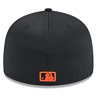 Men's New Era  Black Baltimore Orioles 2024 Clubhouse Low Profile 59FIFTY Fitted Hat