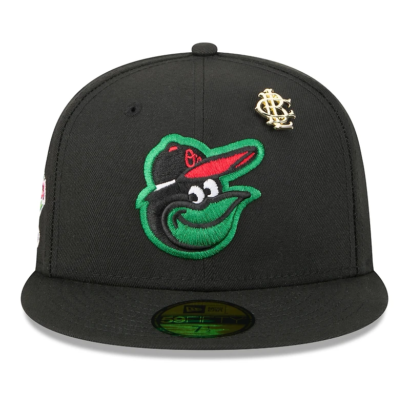 Men's New Era  Black Baltimore Orioles 2025 Big League Chew 59FIFTY Fitted Hat