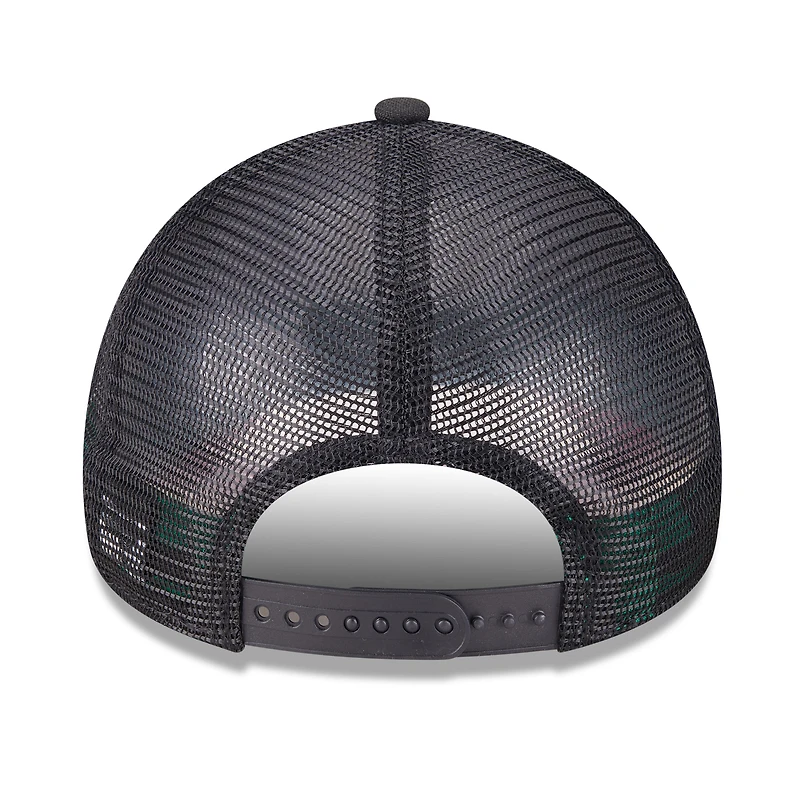 Casquette camionneur ajustable New Era 9FORTY noire des Baltimore Orioles 2025 Big League Chew pour homme