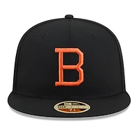 Casquette ajustée New Era noire pour homme Baltimore Orioles 2026, Temple de la renommée du baseball 59FIFTY