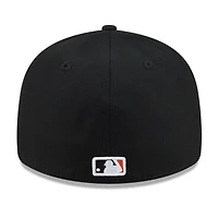 Casquette ajustée New Era noire pour homme Baltimore Orioles 2026, Temple de la renommée du baseball 59FIFTY à profil bas