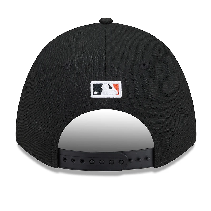 Casquette ajustable New Era noire Baltimore Orioles 2026, Temple de la renommée du baseball, modèle 9FORTY M-Crown