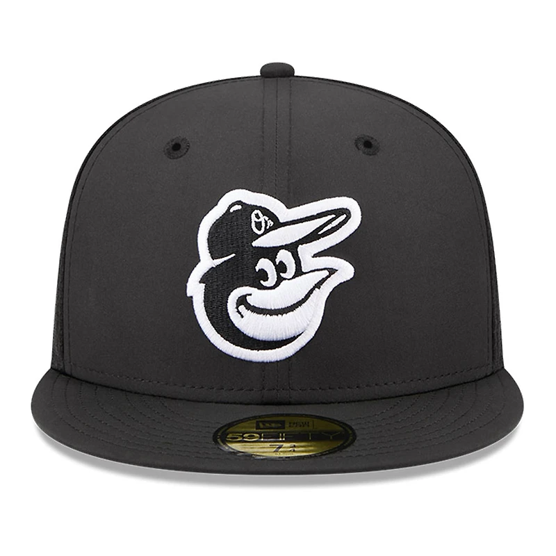 Casquette ajustée New Era noire Baltimore Orioles 2026 pour homme, modèle 59FIFTY.