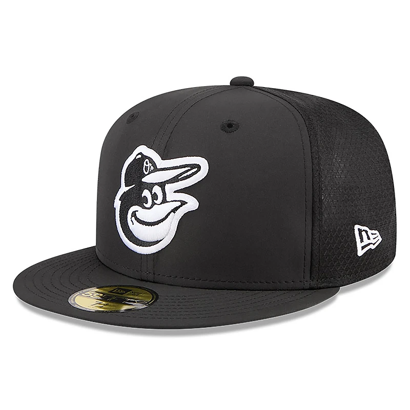 Men's New Era Black Baltimore Orioles 2026 Batting Practice 59FIFTY Fitted Hat