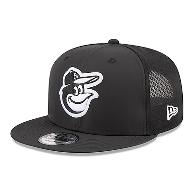Men's New Era Black Baltimore Orioles 2026 Batting Practice 9FIFTY Snapback Hat