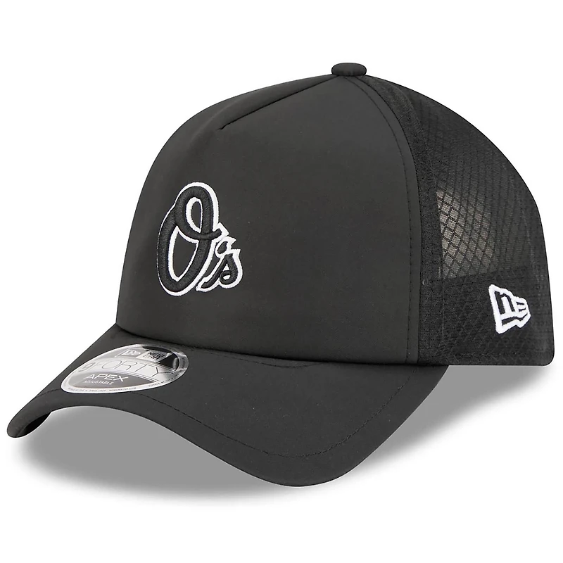 Men's New Era Baltimore Orioles 2026 Batting Practice Alternate Apex 9FORTY Adjustable Hat