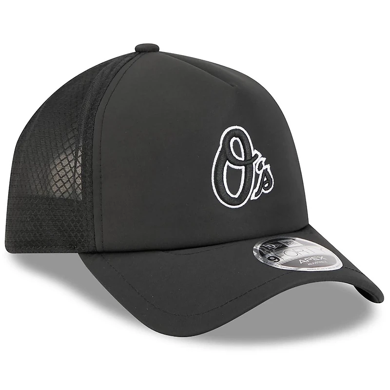Men's New Era Baltimore Orioles 2026 Batting Practice Alternate Apex 9FORTY Adjustable Hat