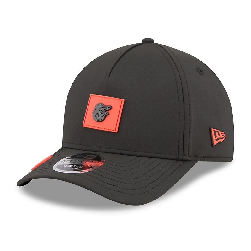 Men's New Era Black Baltimore Orioles 2026 Clubhouse 9FORTY A-Frame Adjustable Hat
