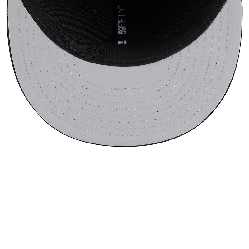 Casquette ajustée New Era noire Baltimore Orioles 2026 Clubhouse Alternate 59FIFTY pour homme