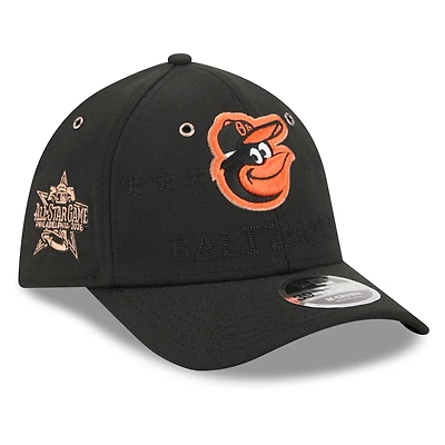Men's New Era Black Baltimore Orioles 2026 MLB All-Star Game 39THIRTY Flex Hat