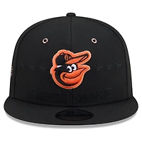 Men's New Era Black Baltimore Orioles 2026 MLB All-Star Game 9FIFTY Snapback Hat