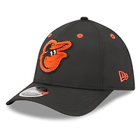 Men's New Era Black Baltimore Orioles 2026 MLB All-Star Game Workout 39THIRTY M-Crown Flex Hat
