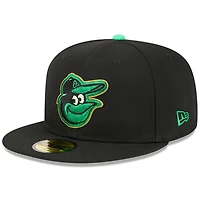Casquette ajustée New Era noire Baltimore Orioles 2026 Saint-Patrick 59FIFTY pour homme