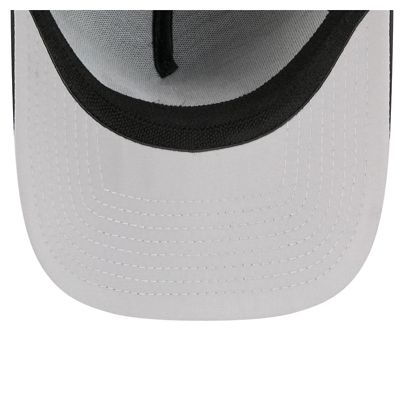 Men's New Era  Black Baltimore Orioles 39THIRTY A-Frame Perforated Flex Hat