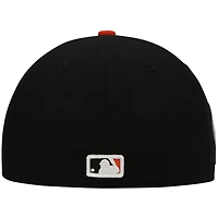 Men's New Era Black Baltimore Orioles 9/11 Memorial Side Patch 59FIFTY Fitted Hat