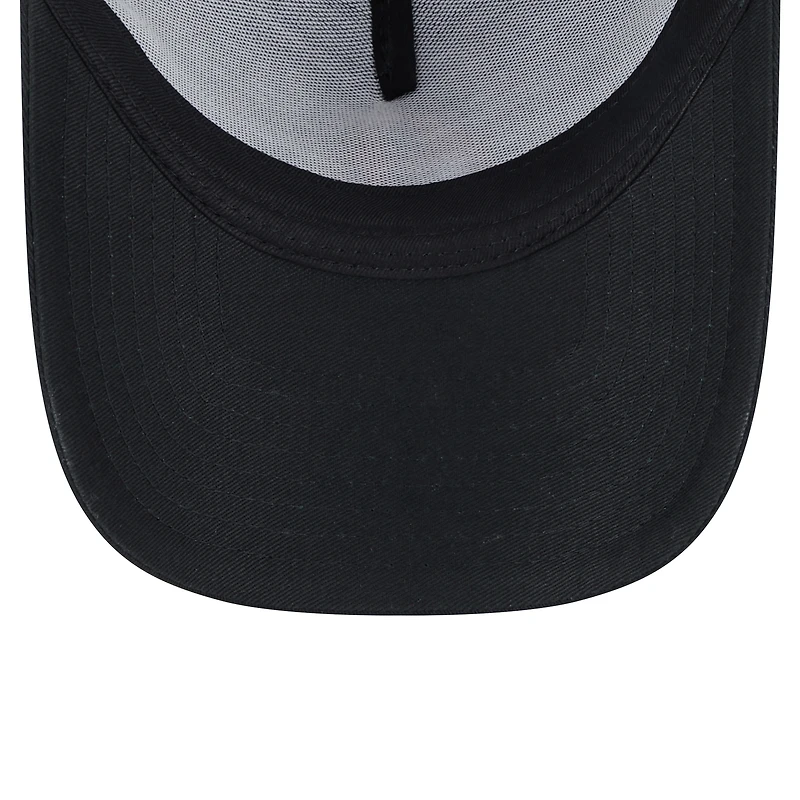 Men's New Era Black Baltimore Orioles 9FORTY A-Frame Trucker Adjustable Hat