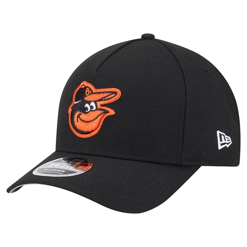 Men's New Era  Black Baltimore Orioles 9FORTY M-Crown Adjustable Hat