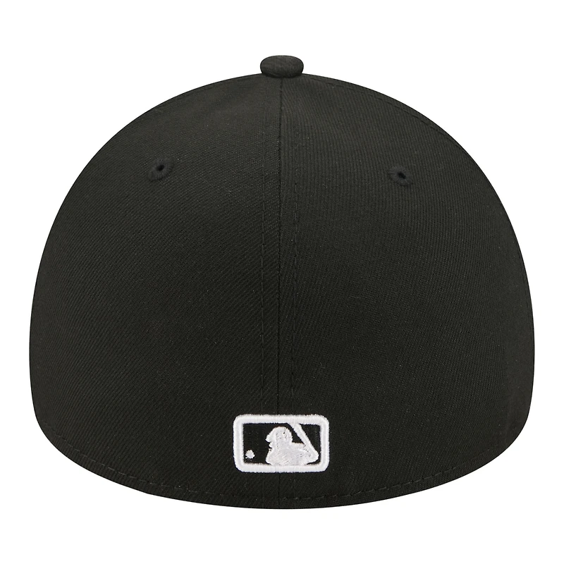 Men's New Era Black Baltimore Orioles A-Frame 59FORTY Fitted Hat