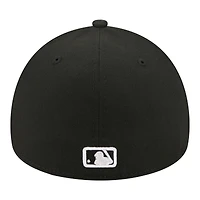 Men's New Era  Black Baltimore Orioles A-Frame 59FORTY Fitted Hat