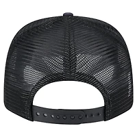 Men's New Era Black Baltimore Orioles Adventure Drinks Pattern 9SEVENTY Stretch-Snap Hat