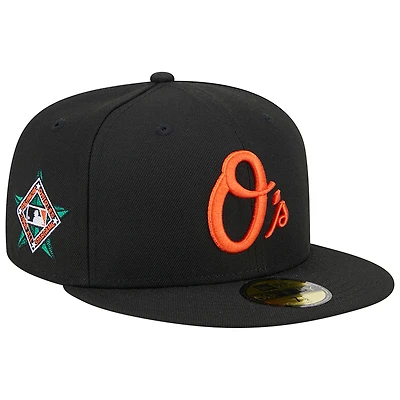 Casquette ajustée 59FIFTY pour homme New Era Black Baltimore Orioles Alternate Logo 1993 MLB All-Star Game Team Color