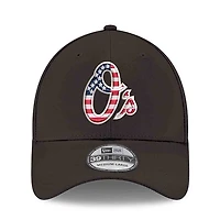 Men's New Era Black Baltimore Orioles America 250 39THIRTY Flex Hat