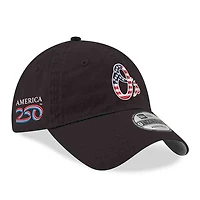 Casquette ajustable New Era noire Baltimore Orioles America 250 9TWENTY pour homme