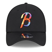 Men's New Era Black Baltimore Orioles City Connect Batting Practice 39THIRTY Flex Hat