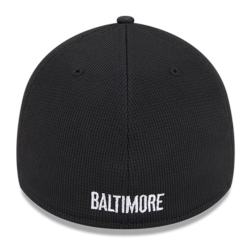 Men's New Era Black Baltimore Orioles City Connect Batting Practice 39THIRTY Flex Hat
