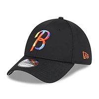 Men's New Era Black Baltimore Orioles City Connect Batting Practice 39THIRTY Flex Hat