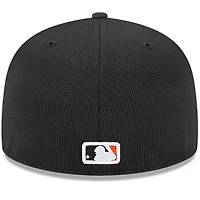 Casquette d'entraînement au bâton City Connect 59FIFTY noire New Era pour homme