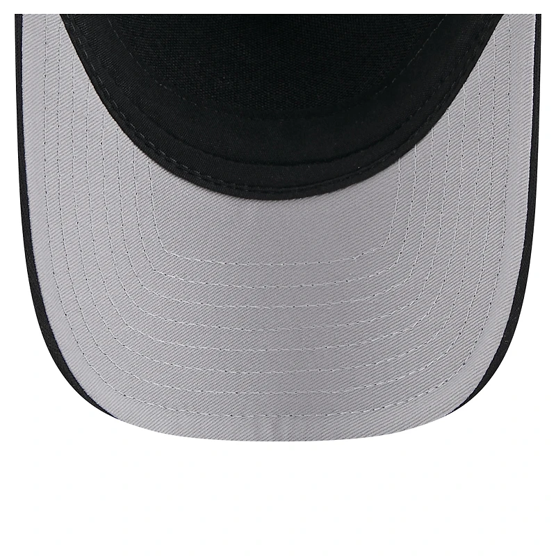 Casquette camionneur ajustable New Era noire City Initial 9FORTY A-Frame M-Crown pour homme avec logo Baltimore Orioles