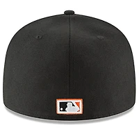 Casquette ajustée 59FIFTY en laine noire de la collection Baltimore Orioles Cooperstown New Era pour homme