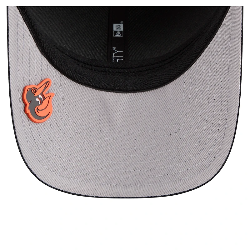 Men's New Era Black Baltimore Orioles Dash 39THIRTY Flex Hat