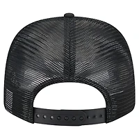 Casquette extensible à bouton-pression New Era noire avec drapeau des Orioles de Baltimore 9SEVENTY pour homme