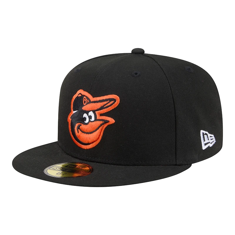 Casquette ajustée New Era Hidden Hit 59FIFTY noire pour homme