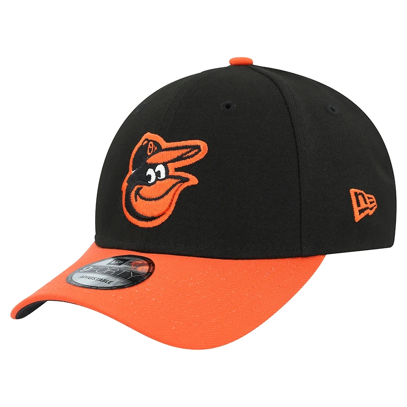 Men's New Era Black Baltimore Orioles League 9FORTY Adjustable Hat