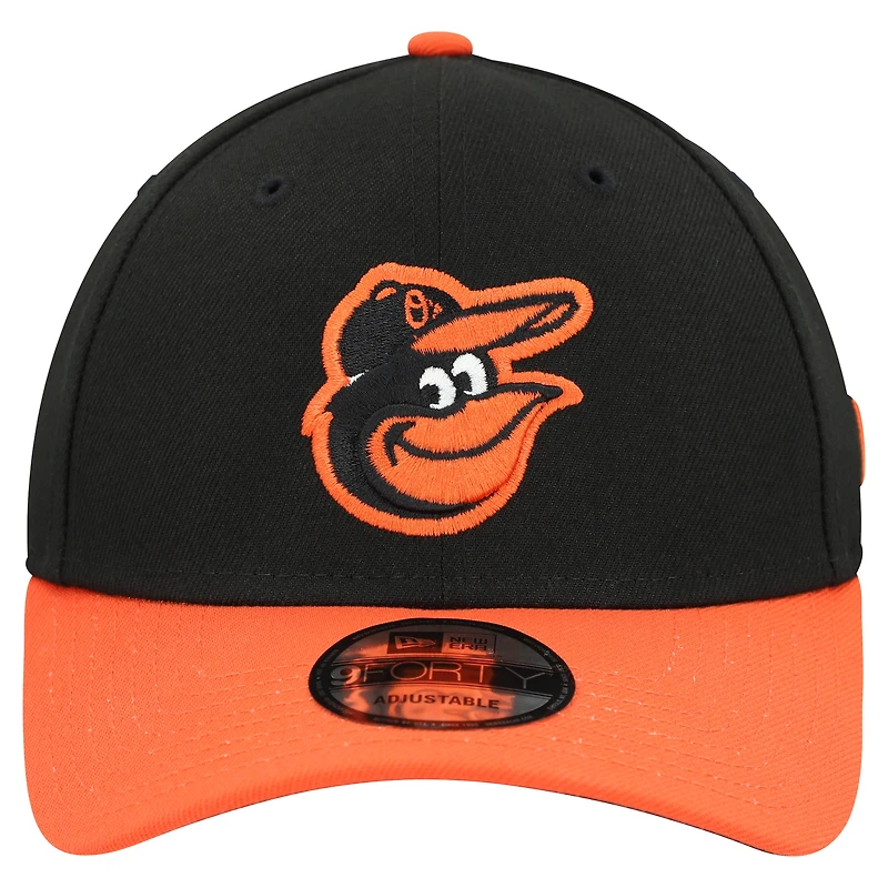 Casquette réglable New Era Baltimore Orioles League 9FORTY noire pour homme --