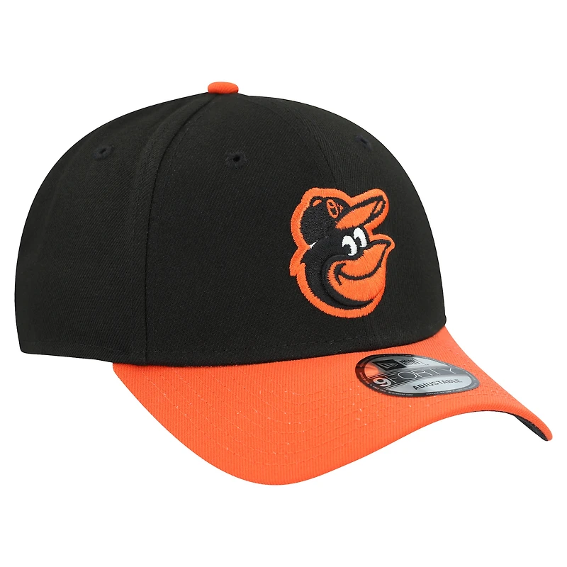 Casquette réglable New Era Baltimore Orioles League 9FORTY noire pour homme --