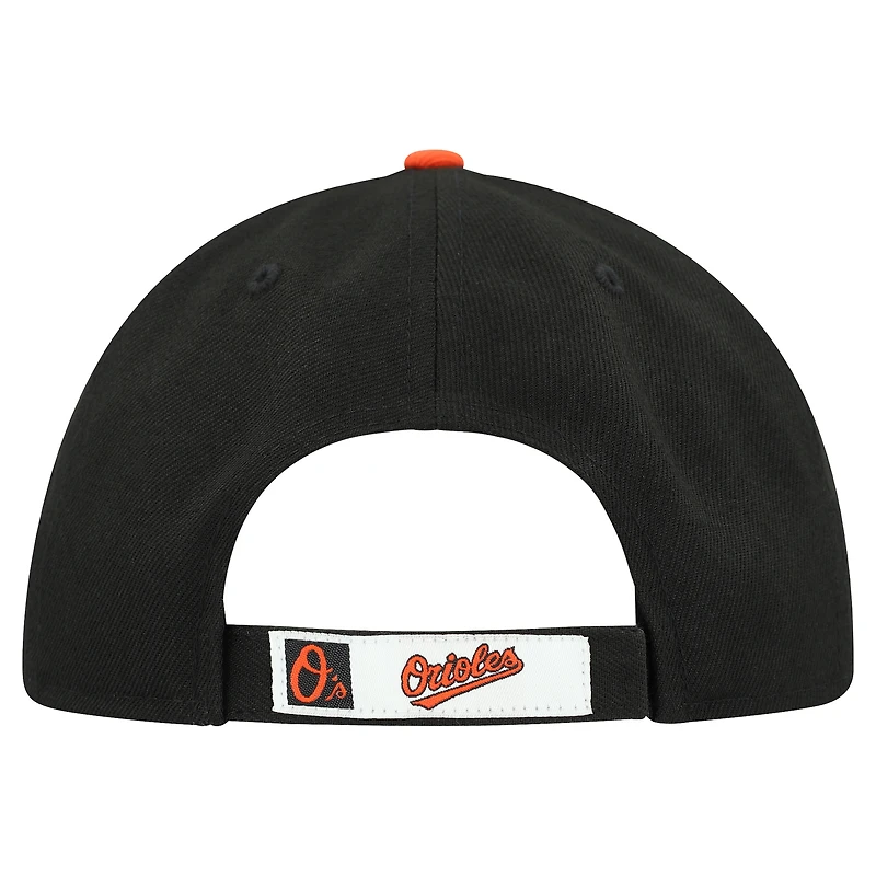 Casquette réglable New Era Baltimore Orioles League 9FORTY noire pour homme --