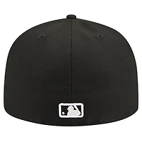 Casquette ajustée 59FIFTY noire avec logo des Orioles de Baltimore New Era pour hommes