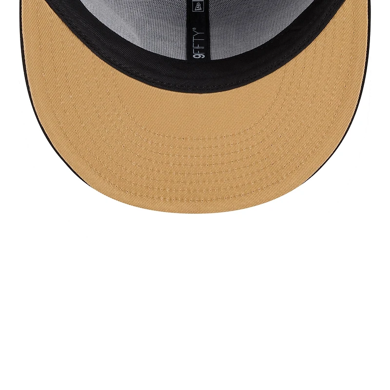 Casquette snapback New Era 9FIFTY noire pour homme, motif Looney Tunes et diable de Tasmanie, Baltimore Orioles