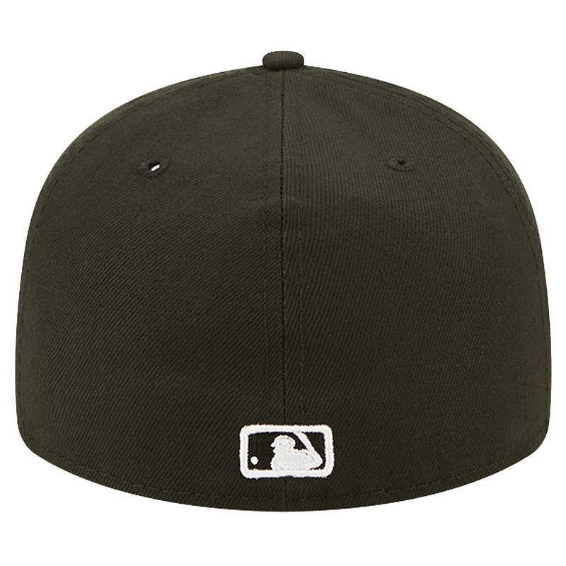 Casquette ajustée 59FIFTY à profil bas des Orioles de Baltimore New Era pour hommes, noire